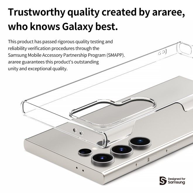 Araree Nukin Case for Samsung Galaxy S24 Plus - Clear