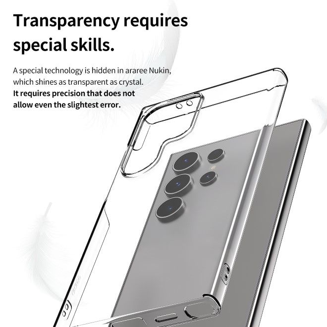 Araree Nukin Case for Samsung Galaxy S24 Plus - Clear