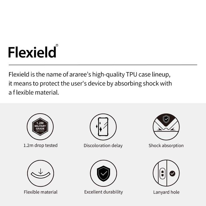 Araree Flexield TPU Case For Samsung Galaxy S24 Plus - Clear