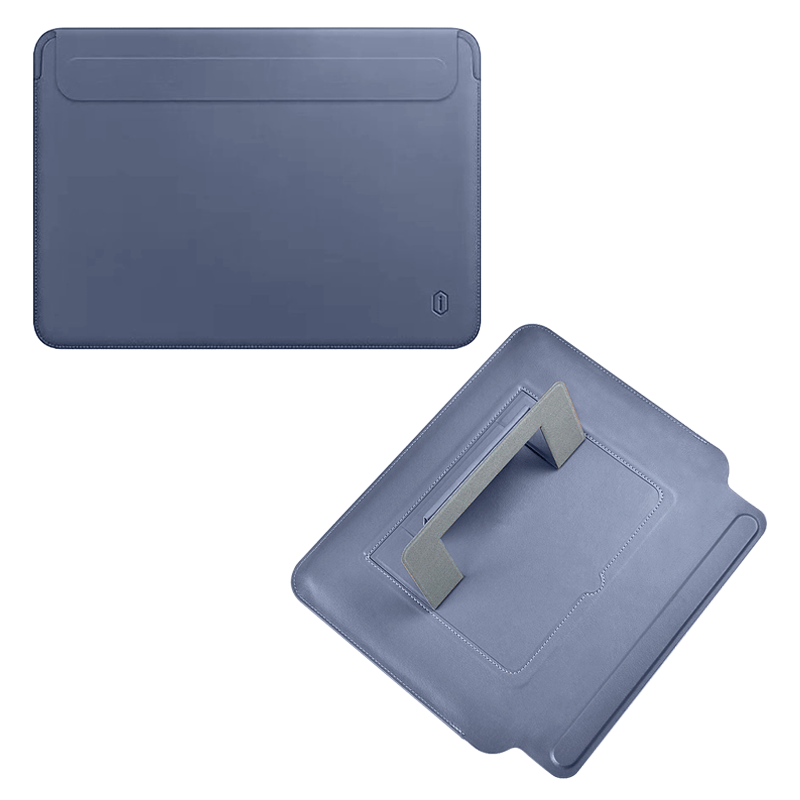 WiWu Skin Pro Slim Stand Sleeve For Macbook Pro 16 - Blue