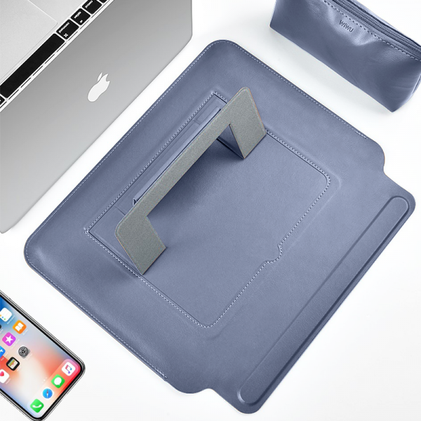 WiWu Skin Pro Slim Stand Sleeve For Macbook Pro 16 - Blue