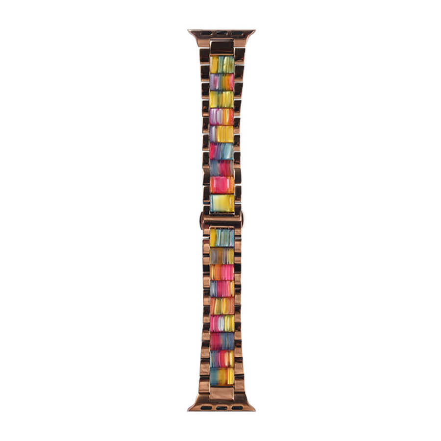WiWu Resin Steel Belt For Apple Watch 42 /44 /45 /49 Mm - Colorful