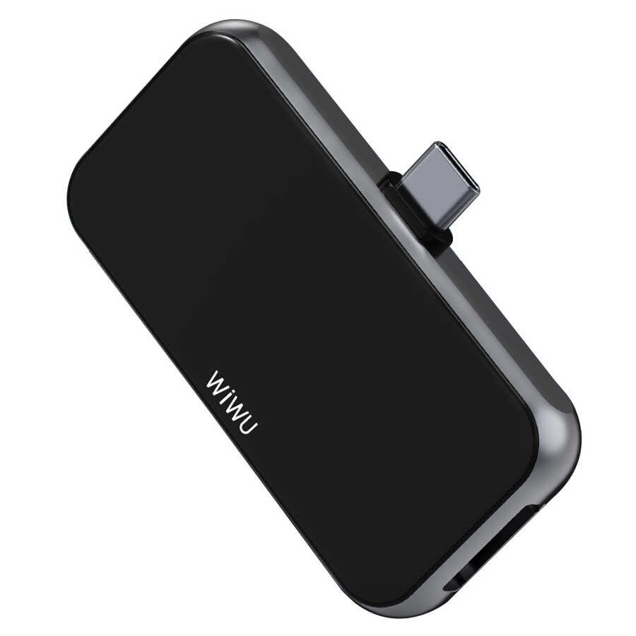 WiWu Alpha T5Pro Type-C Hub 4 In 1 - Black