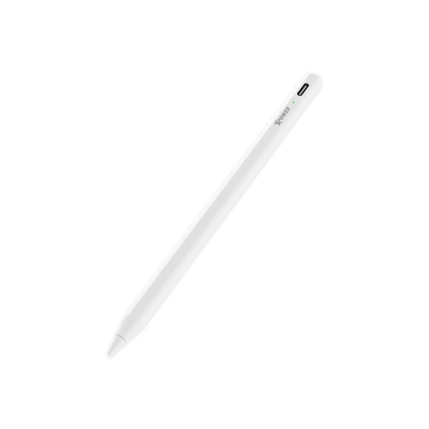 XPower ST6 Magnetic Active Stylus Pencil Compatible With Apple iPad with One Extra Nib- White