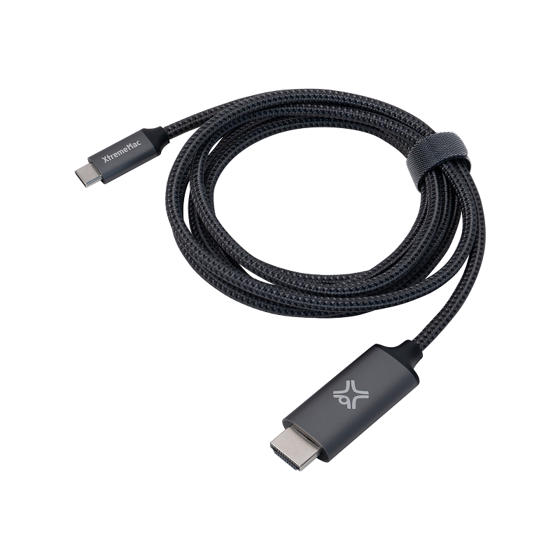XtremeMac Type-C To HDMI Nylon Braided Cable - 2M