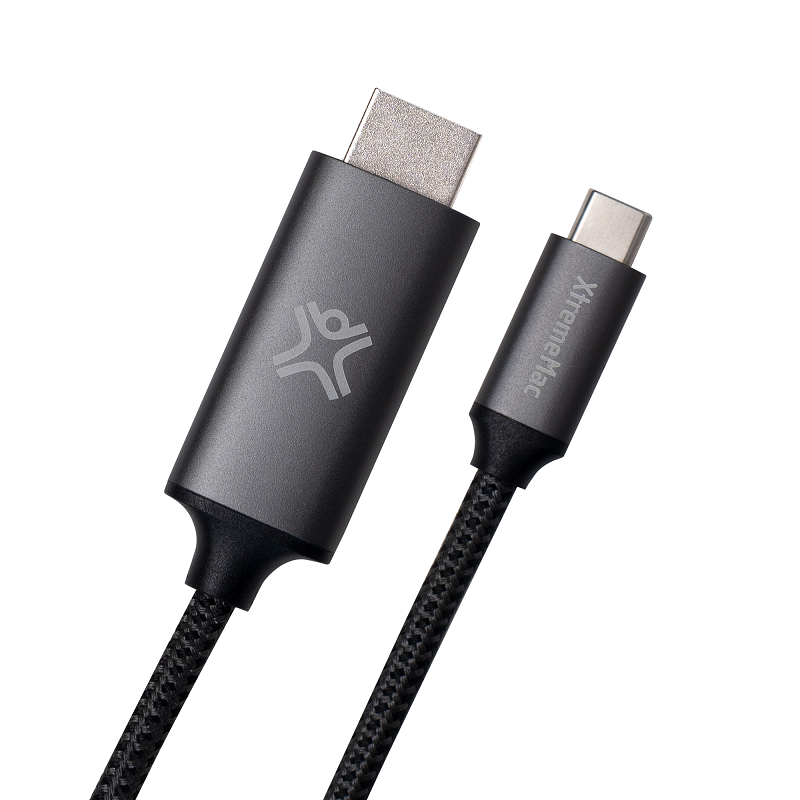 XtremeMac Type-C To HDMI Nylon Braided Cable - 2M