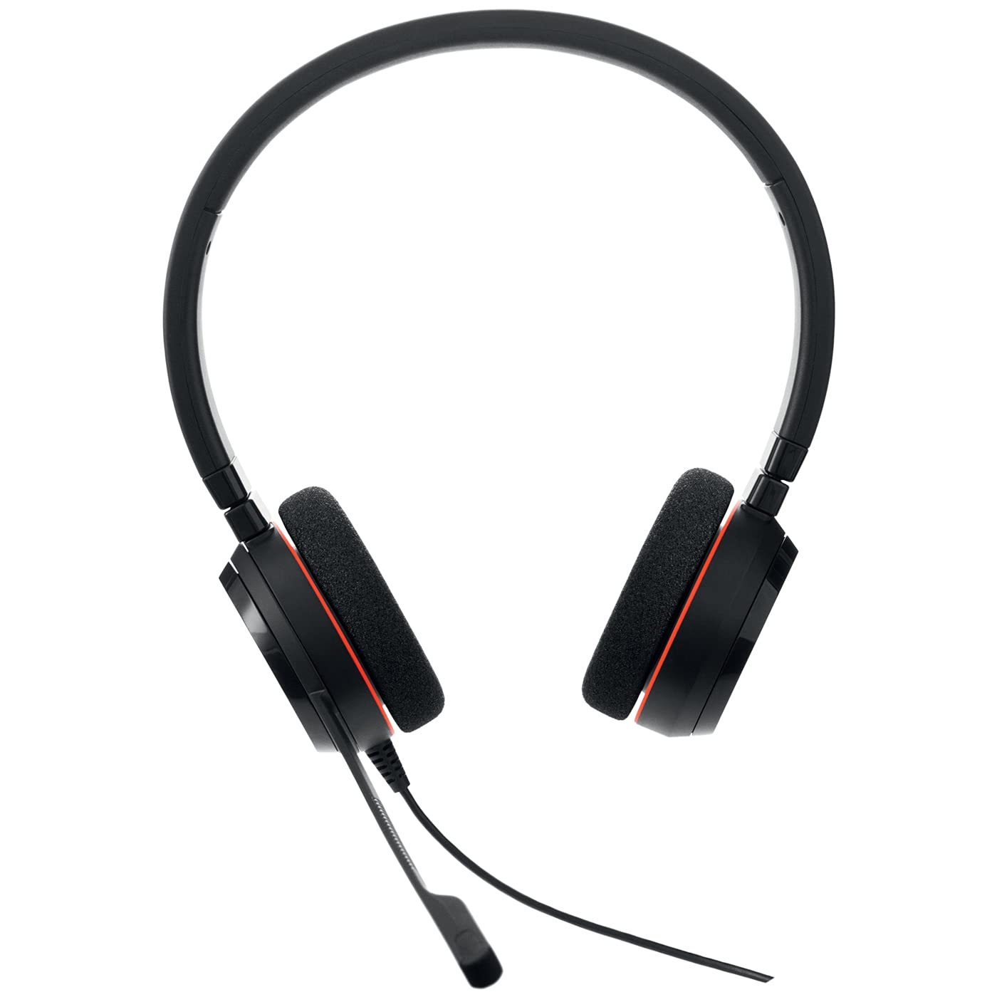 Jabra Evolve UC Wired On-Ear Headset with Mic - Black