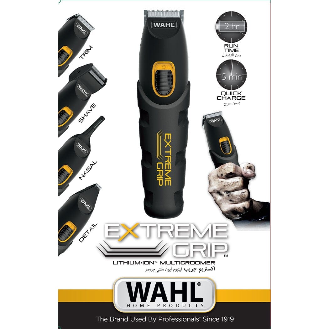 Wahl Extreme Grip Lithium-Ion Multi-Cut Cordless Trimmer for Men