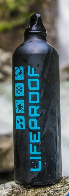 Lifeproof Water Bottle h2o aluminum classic 24 oz (710ml) - Matte Black