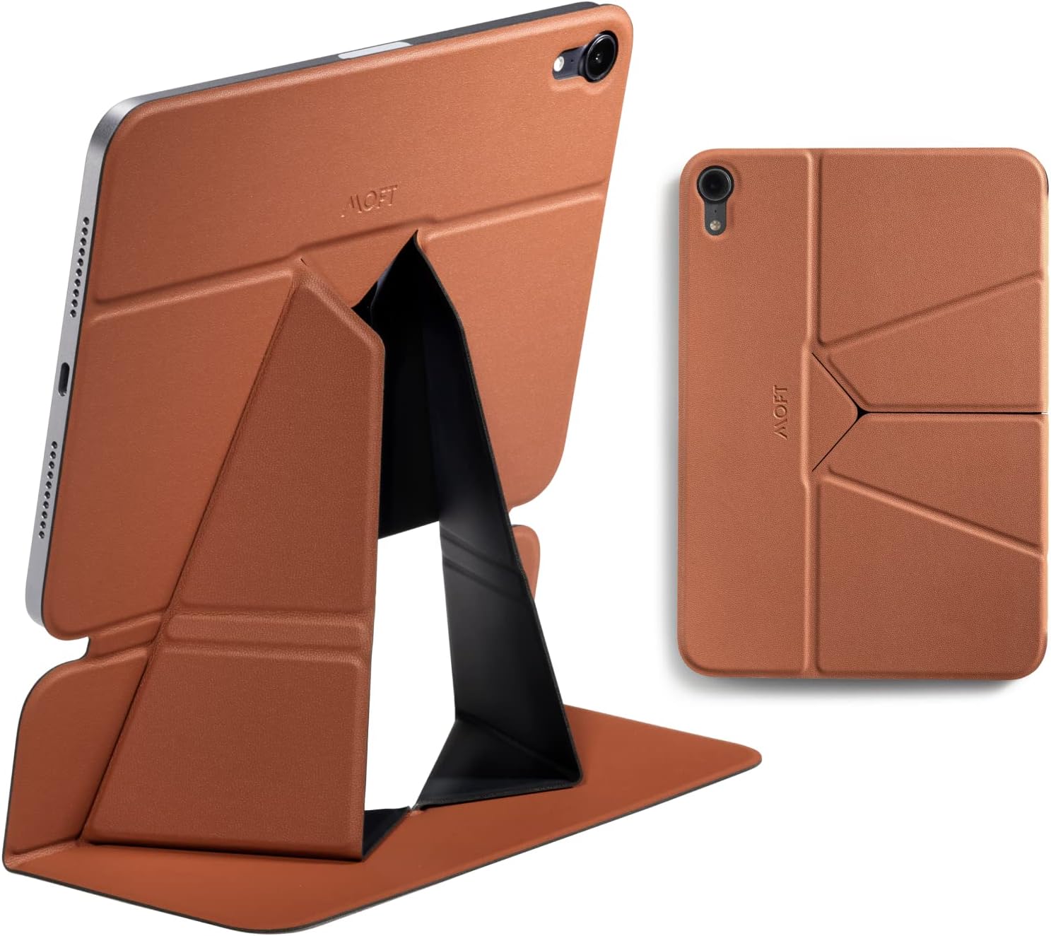 MOFT Tablet Case with Mini 6th Generation Snap Float Folio Tablet Stand - Brown