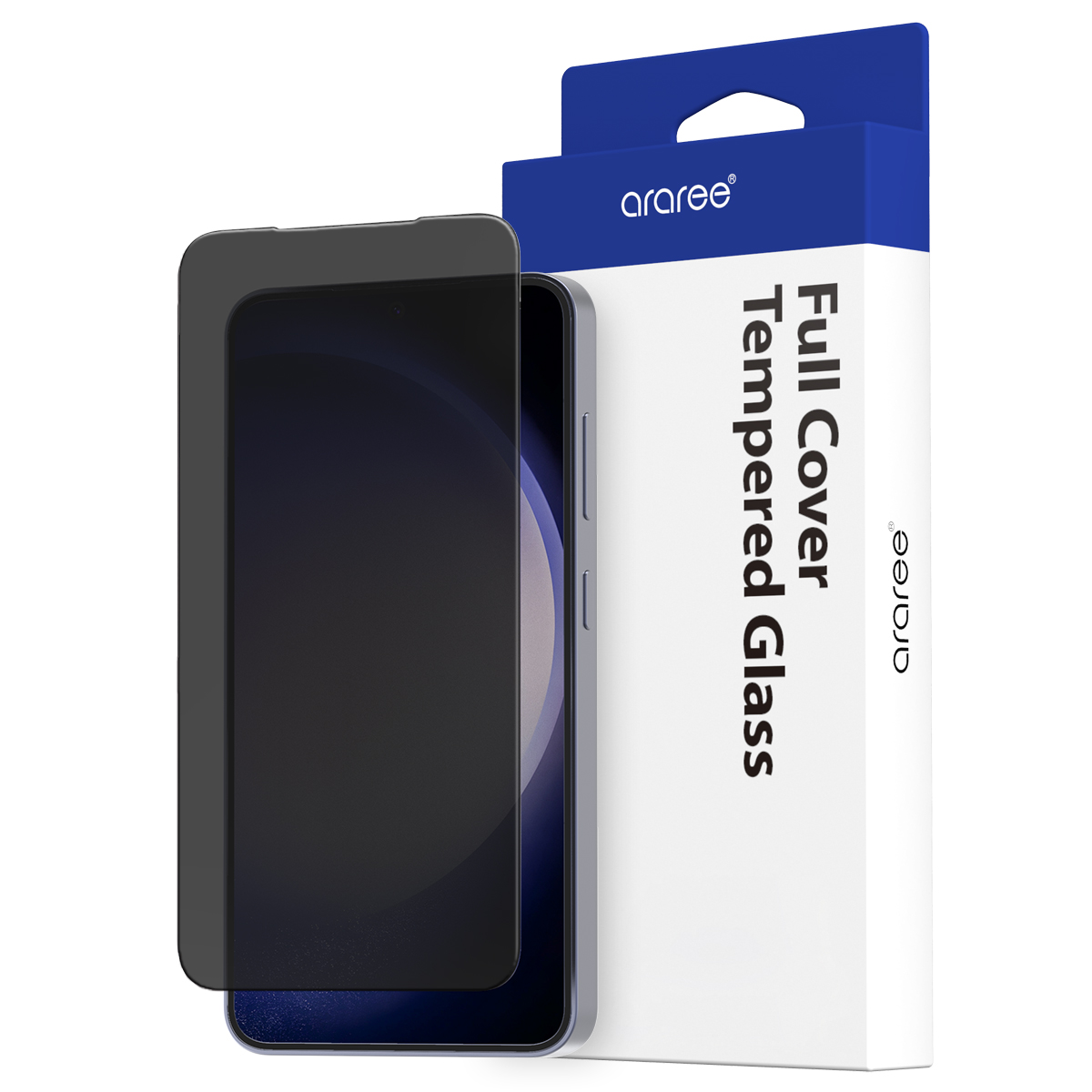 Araree Core Glass Screen Protector for Samsung Galaxy S24 Ultra - Privacy Black