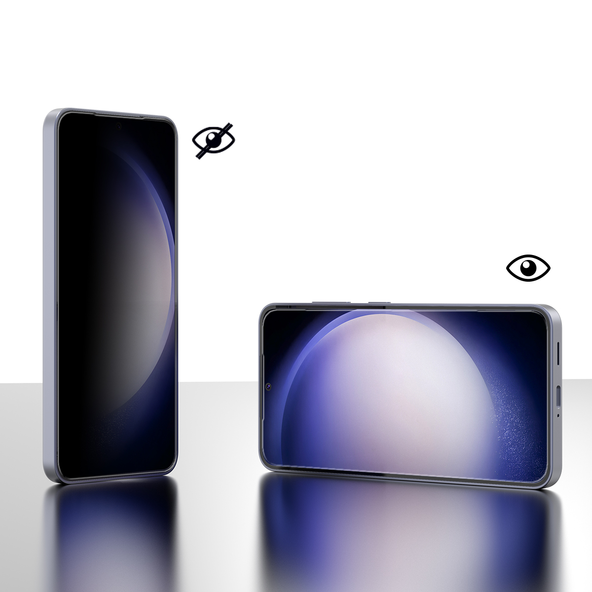 Araree Core Glass Screen Protector for Samsung Galaxy S24 Ultra - Privacy Black