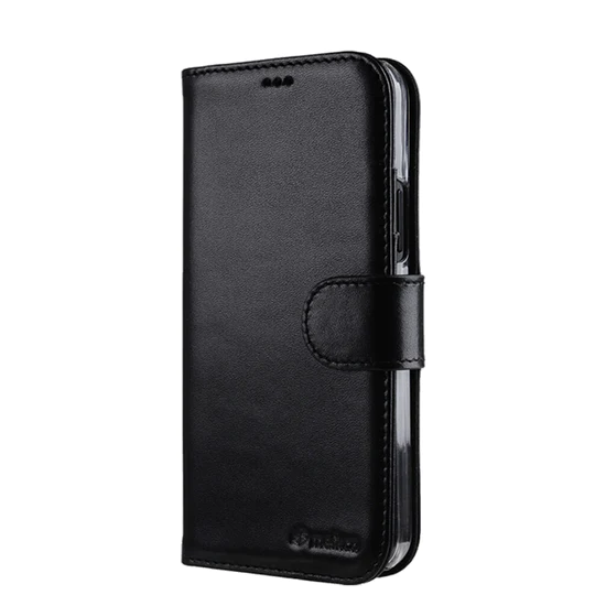 Melkco Book Type Series Leather Case For iPhone 14 Pro - Black