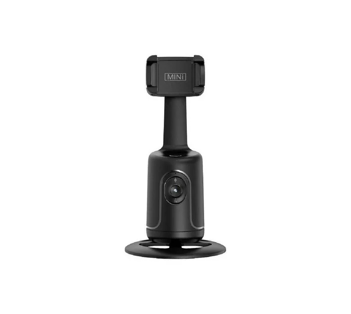 Hoco 360° Ai Face Tracker Tripod Holder - Black