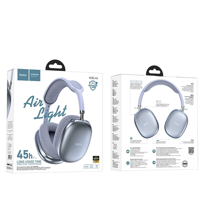 Hoco W35 Air Triumph Bt Headphones - Blue