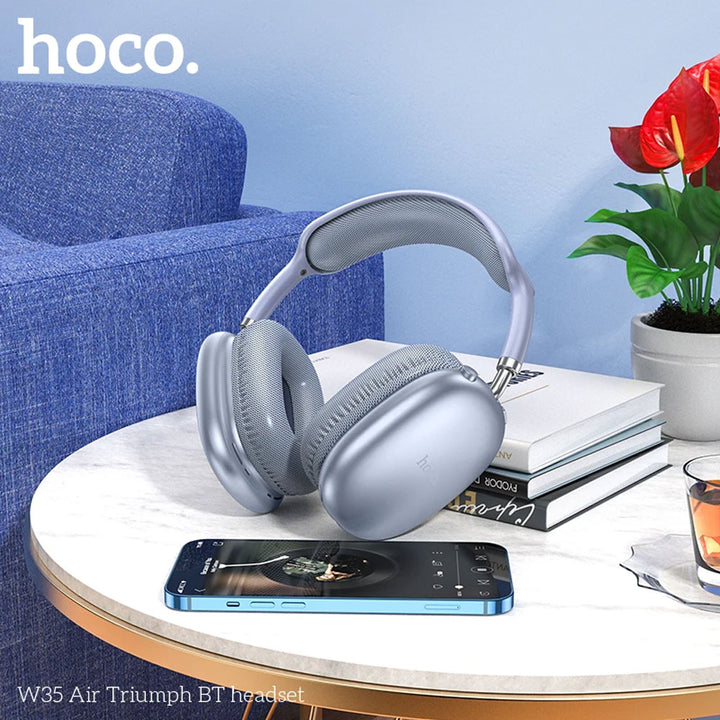 Hoco W35 Air Triumph Bt Headphones - Blue
