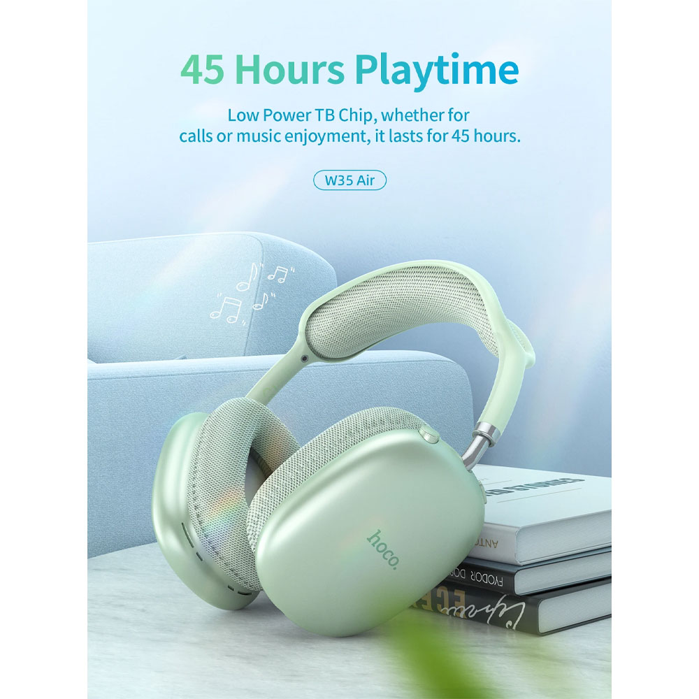 Hoco W35 Air Triumph Bt Headphones - Green