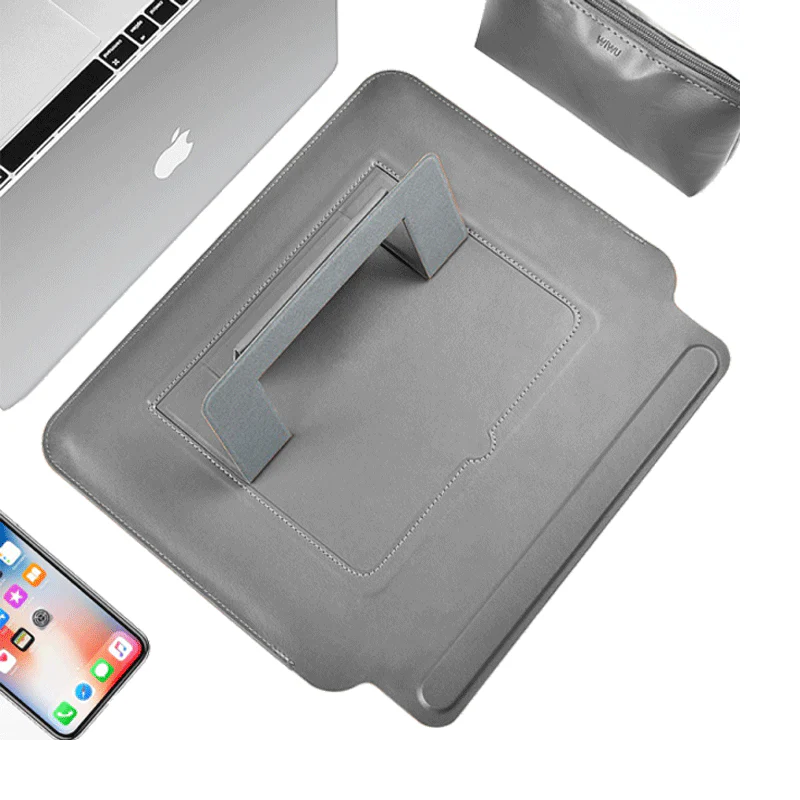 Wiwu Skin Pro Slim Stand Sleeve For Macbook Pro 16 - Gray