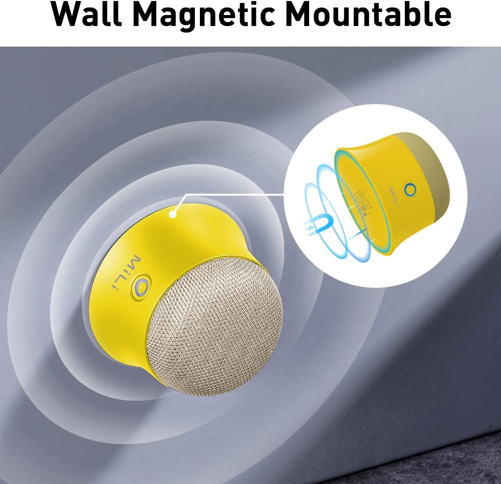 MiLi Mag Soundmate Mini MagSafe Bluetooth Speaker - Yellow