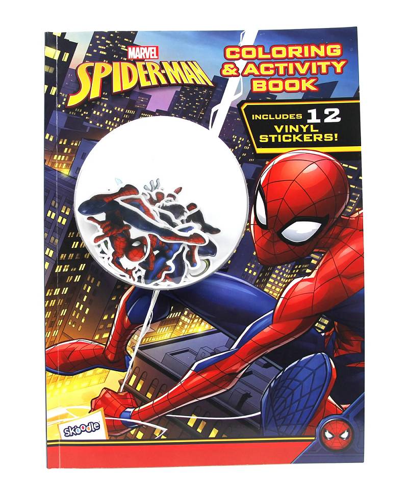 Skoodle Spider-Man Coloring & Activity Book - English
