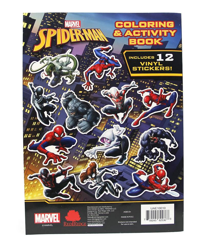 Skoodle Spider-Man Coloring & Activity Book - English