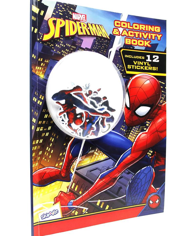 Skoodle Spider-Man Coloring & Activity Book - English