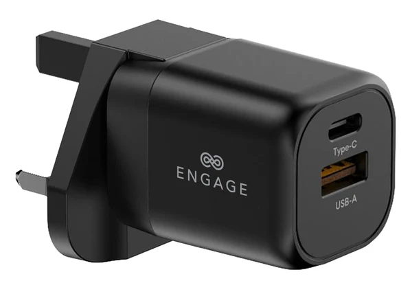 Engage Dual Port 20W PD Fast Charger/Adapter with Interchangeable Adapter-9EFA