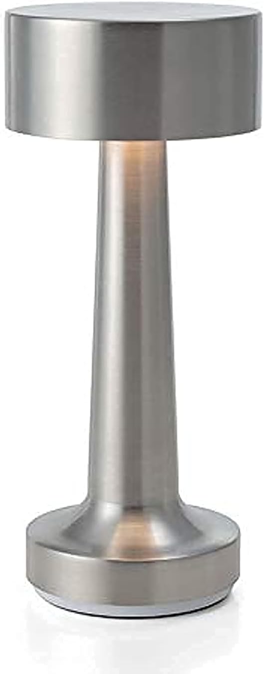SkyKey Touch Sensor Rechargeable LED Table Lamp - Silver