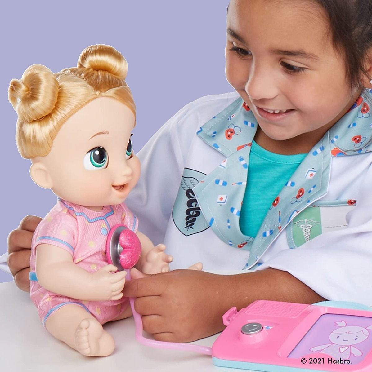 Baby Alive Hasbro Lulu Achoo Interactive Doctor Play Doll 12inch