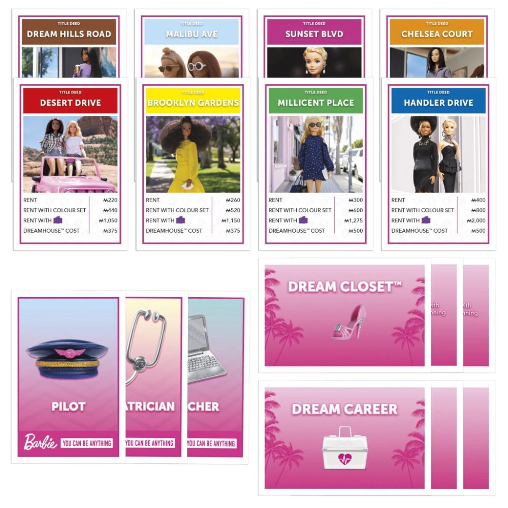 Monopoly Hasbro Barbie Edition Board Game