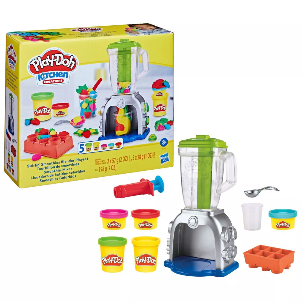 Play-Doh Hasbro Swirlin Smoothies Blender Playset Great Easter Basket Stuffers Toys