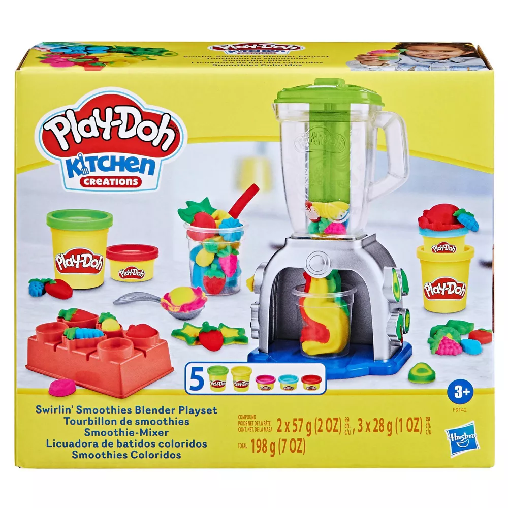 Play-Doh Hasbro Swirlin Smoothies Blender Playset Great Easter Basket Stuffers Toys