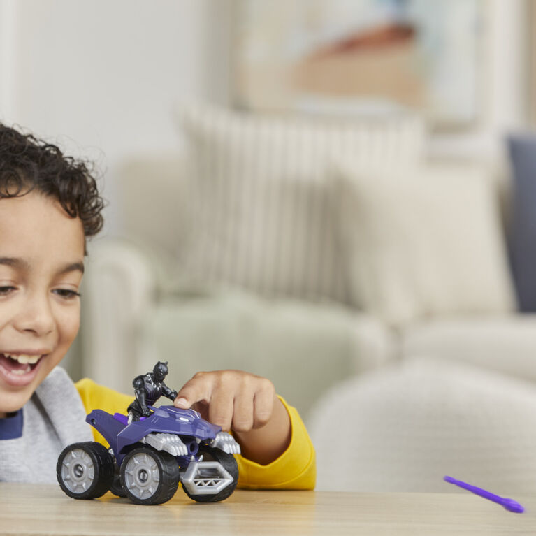 Hasbro Marvel Avengers Epic Hero Series Black Panther Claw Strike ATV Toy Car and Action Figure Playset