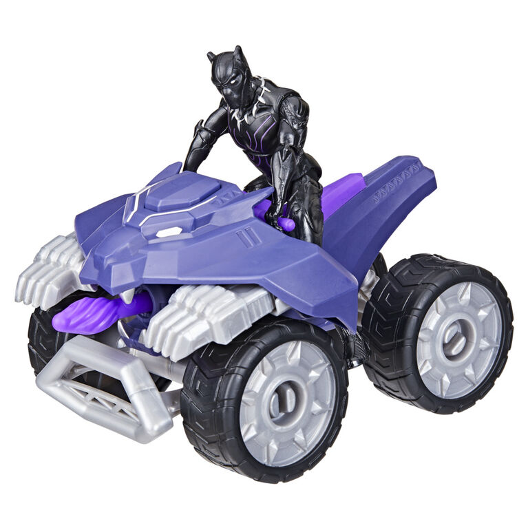 Hasbro Marvel Avengers Epic Hero Series Black Panther Claw Strike ATV Toy Car and Action Figure Playset
