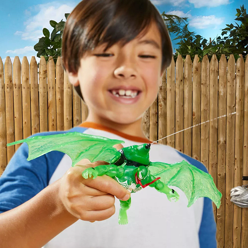 Hasbro Marvel Spider-Man Epic Hero Web Splashers Green Symbiote Hydro Wing Blast