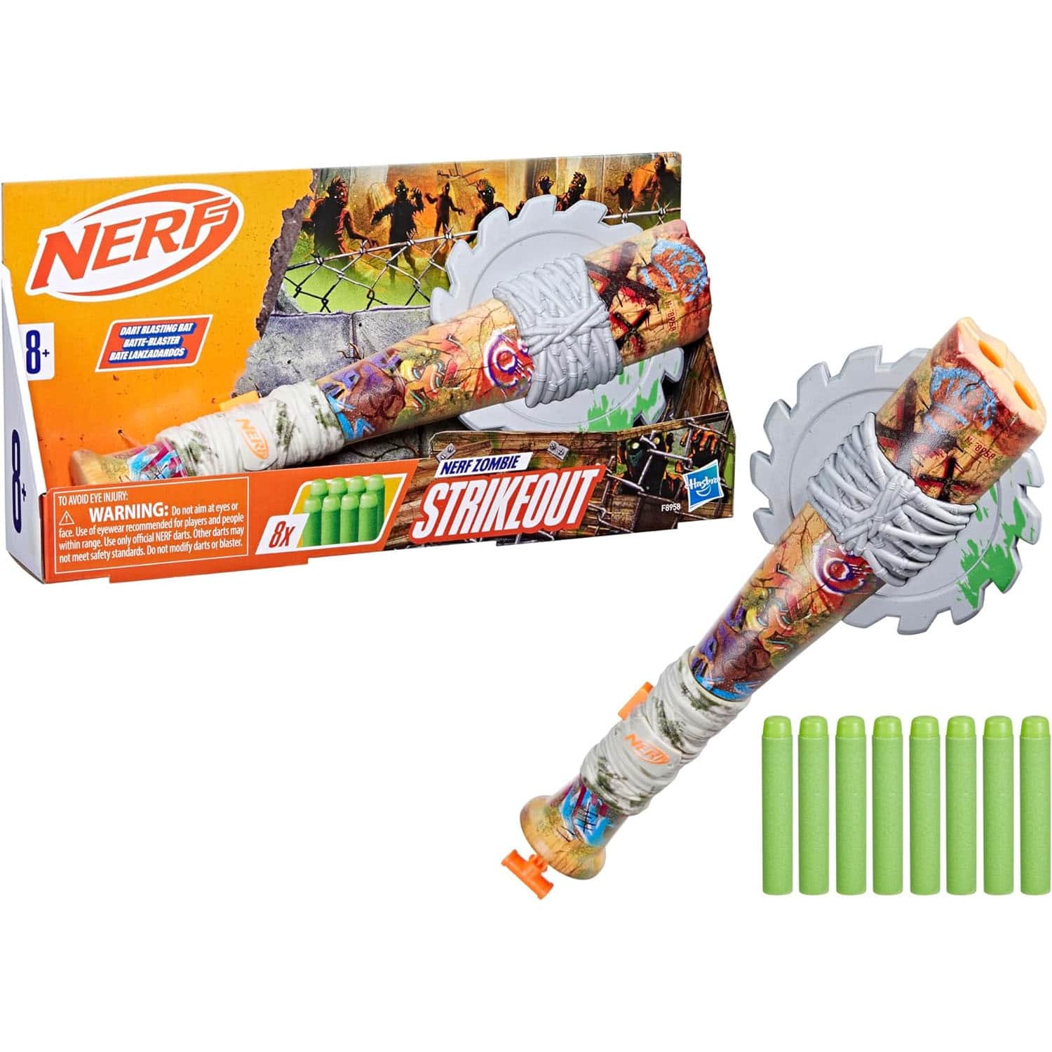 Nerf Hasbro Zombie Strikeout Blaster (F8958)