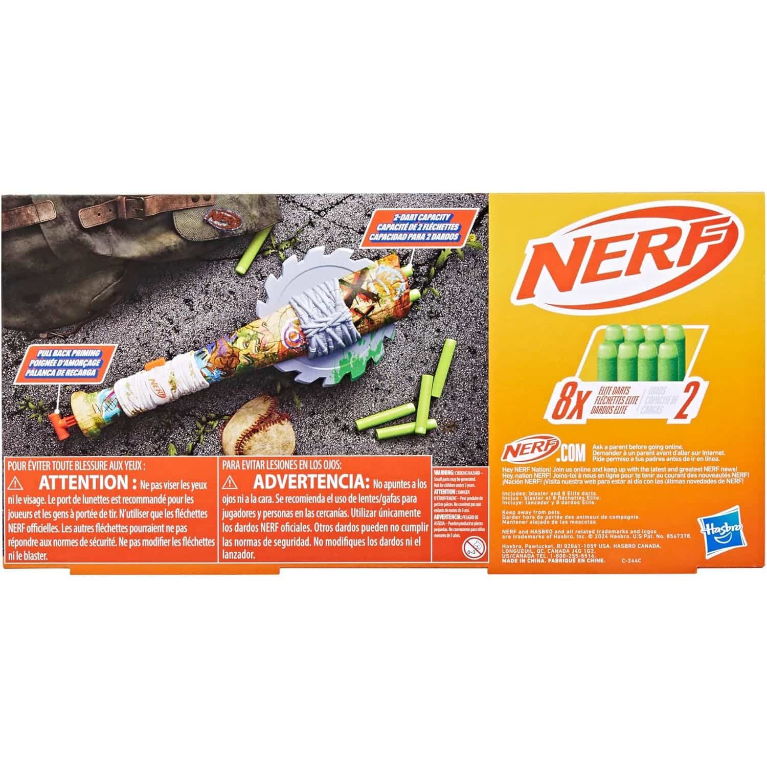 Nerf Hasbro Zombie Strikeout Blaster (F8958)