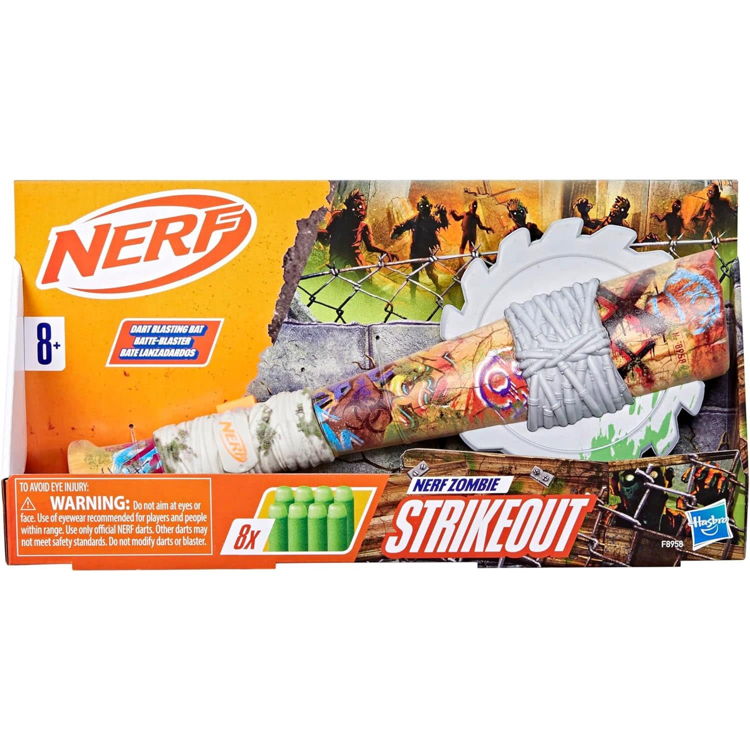 Nerf Hasbro Zombie Strikeout Blaster (F8958)