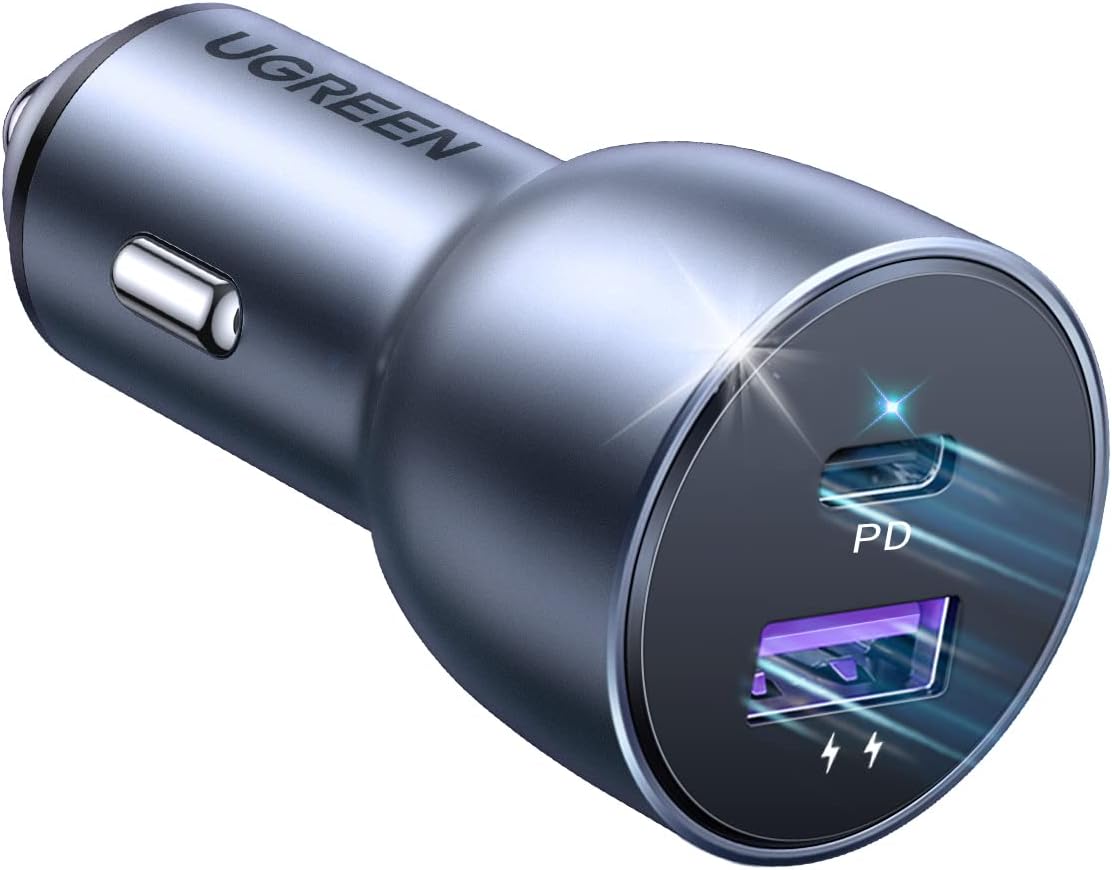 UGREEN 60980 36W Car Charger Alu Case (Space Grey) CD213