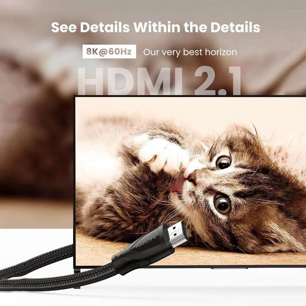 UGREEN 80403 HDMI A M/M Cable with Braided 2m HD140