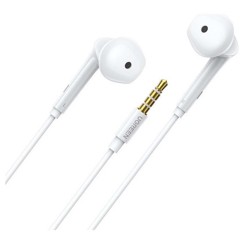 UGREEN 60692 Wired Earphones with 3.5mm Plug (White) EP101