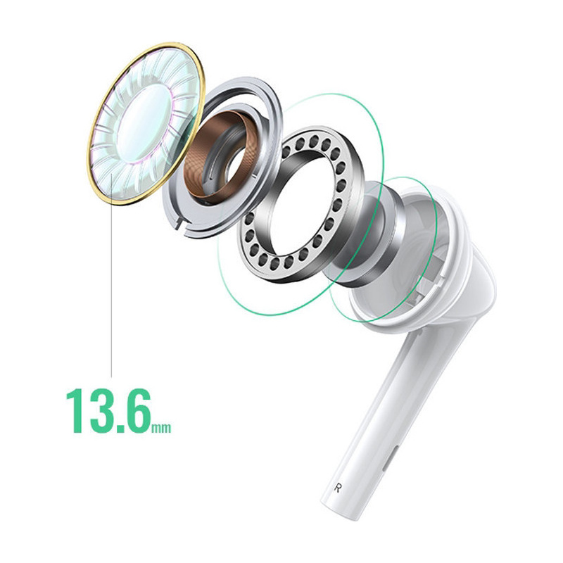 UGREEN 60692 Wired Earphones with 3.5mm Plug (White) EP101