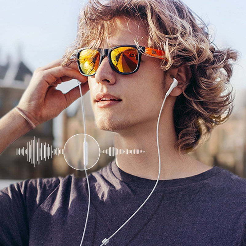 UGREEN 60692 Wired Earphones with 3.5mm Plug (White) EP101