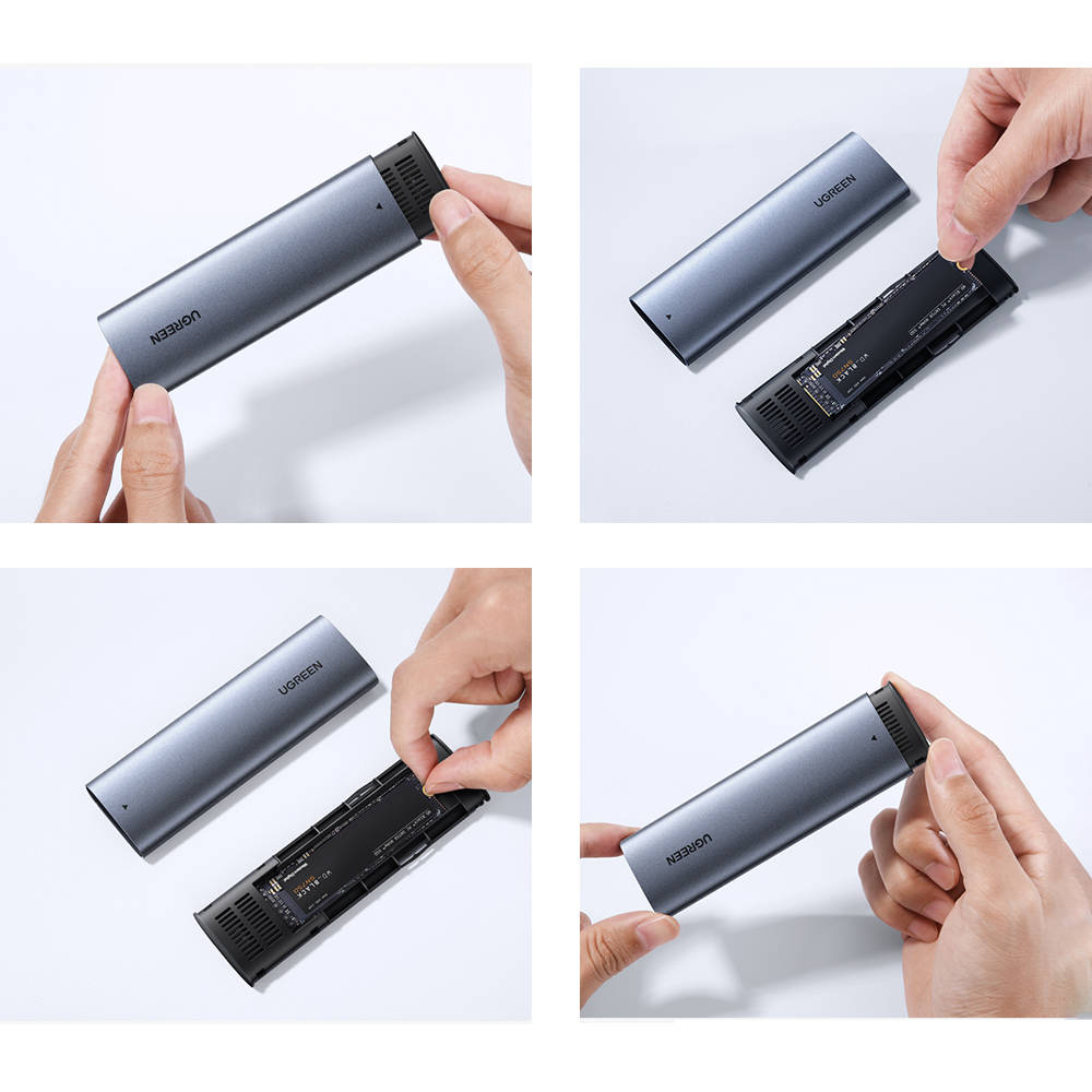 UGREEN 10903 USB-C to M.2 NGFF 5G Enclosure A TO C Cable 50cm CM400