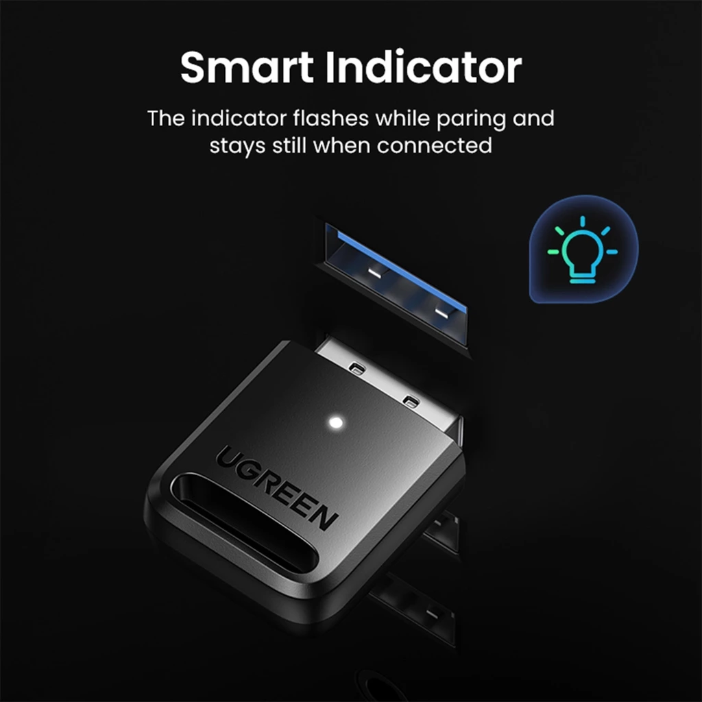 UGREEN 80890 Bluetooth 5.0 USB Adapter CM390