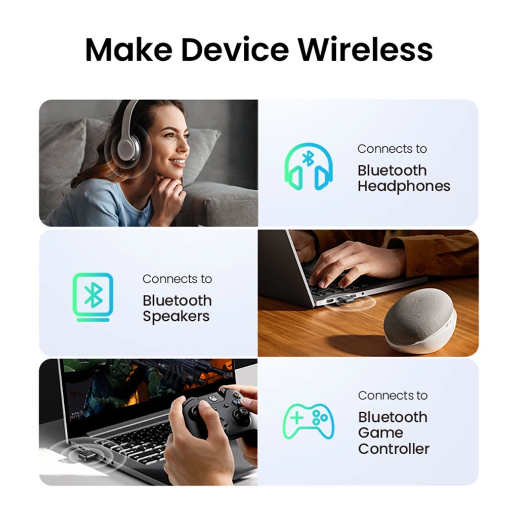UGREEN 80890 Bluetooth 5.0 USB Adapter CM390