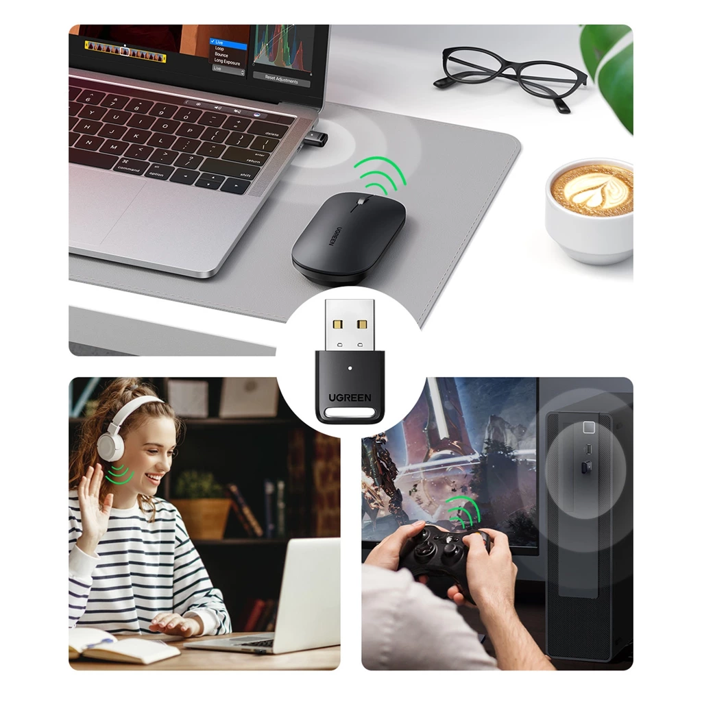 UGREEN 80890 Bluetooth 5.0 USB Adapter CM390