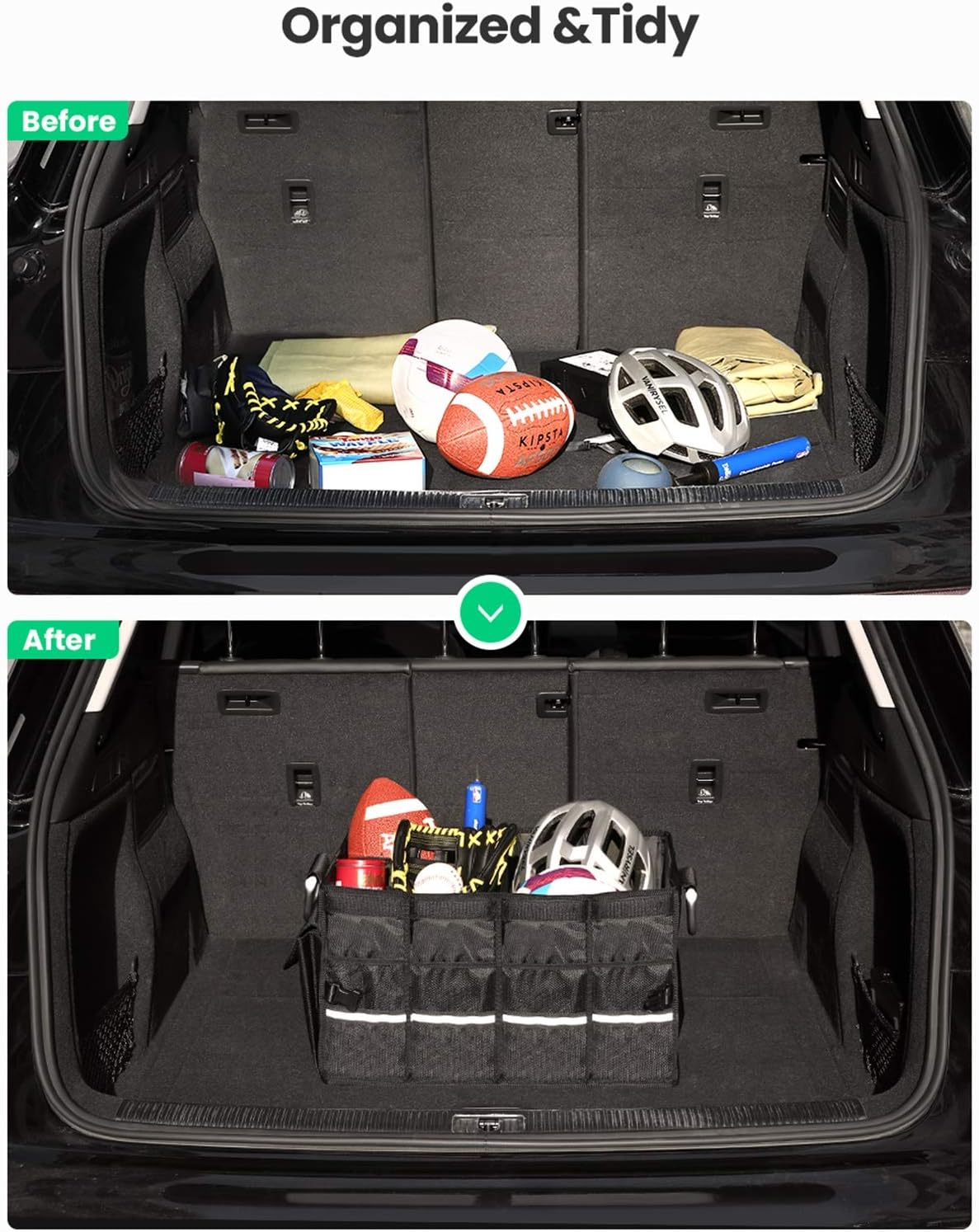 UGREEN 80710 Car Trunk Organizer 55L Oxford + Aluminium Alloy LP256