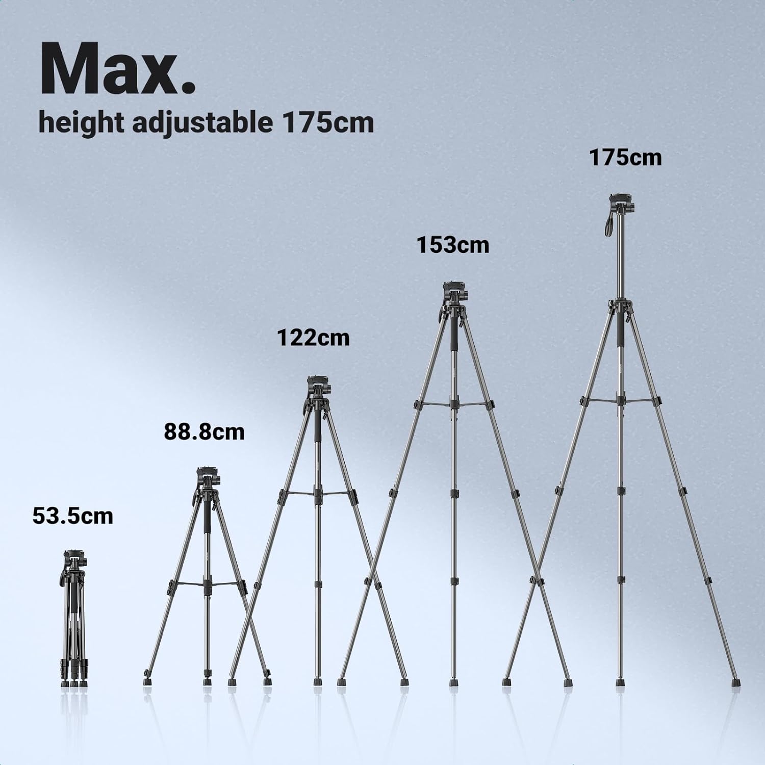 UGREEN 15187 Professional Tripod for Phone & Camera LP661