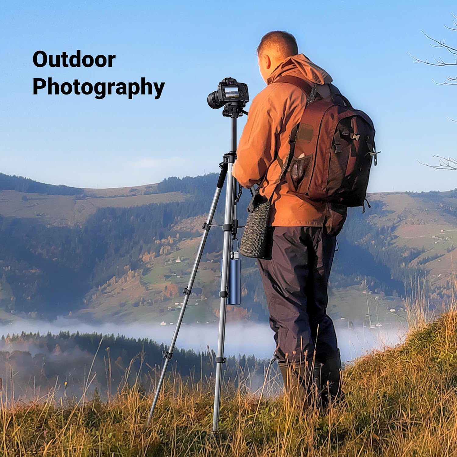 UGREEN 15187 Professional Tripod for Phone & Camera LP661